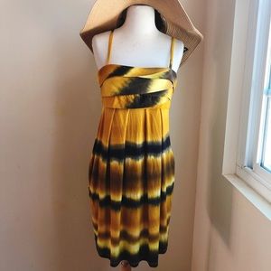 Essentials by ABS Pleated Knit Tie Dye Dress